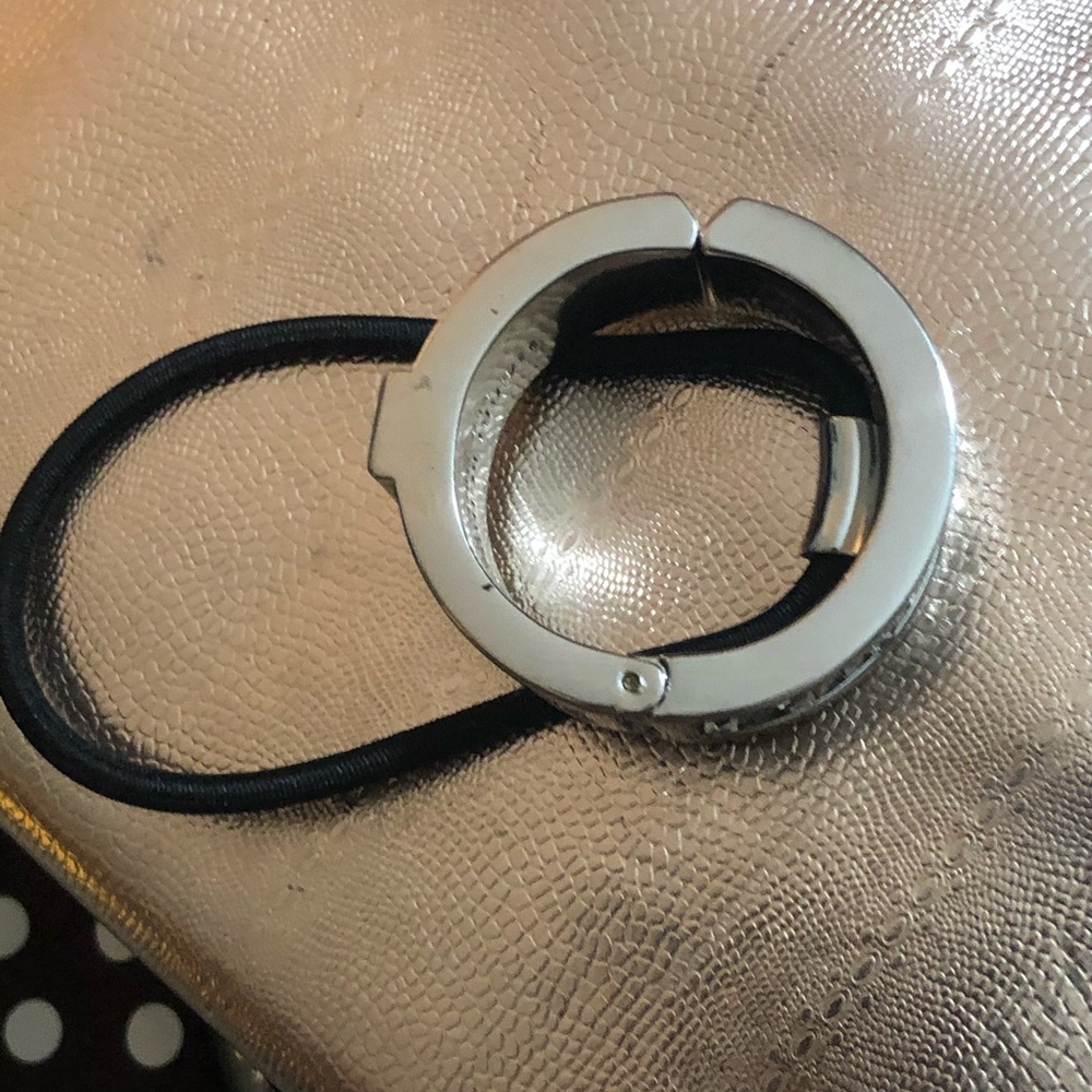 Henri Bendel Silver Crystal Bendel Rox Ponytail